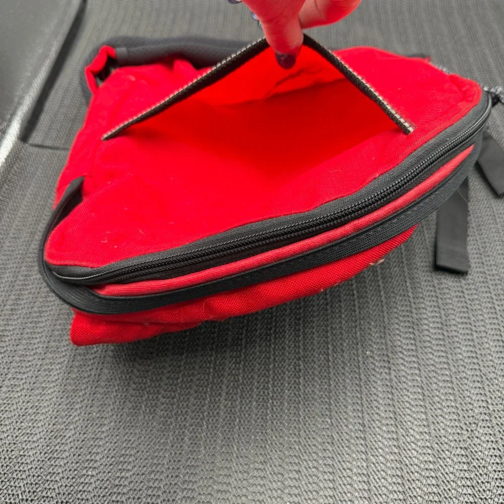 Natalex Killer Mix Red Cordura Sling Bag Padded Crossbody Backpack 1057